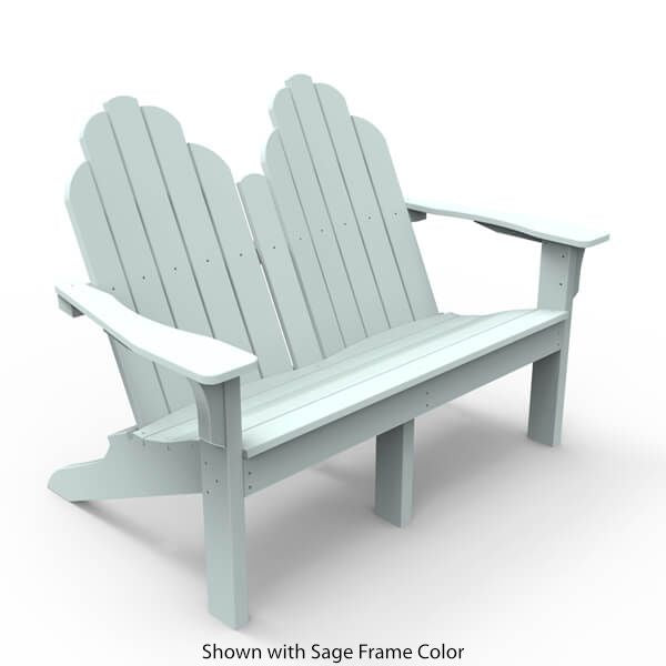 Seaside Casual Adirondack Classic Love Seat