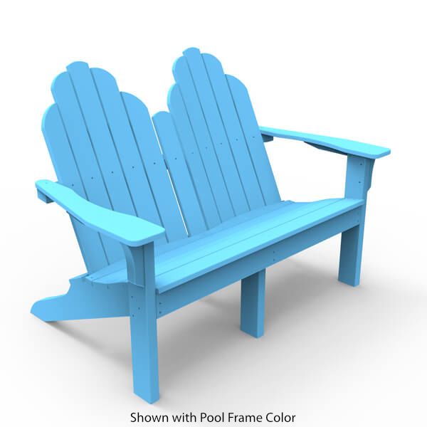Seaside Casual Adirondack Classic Love Seat
