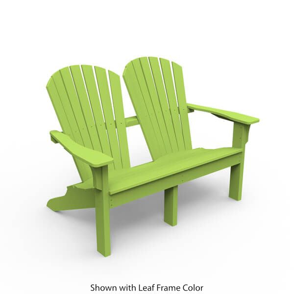 Seaside Casual Adirondack Shellback Love Seat