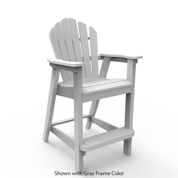Seaside Casual Adirondack Classic Bar Chair