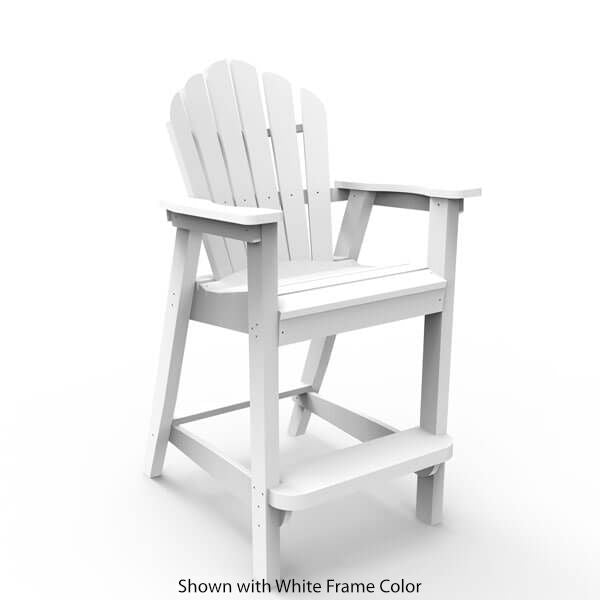 Seaside Casual Adirondack Classic Bar Chair