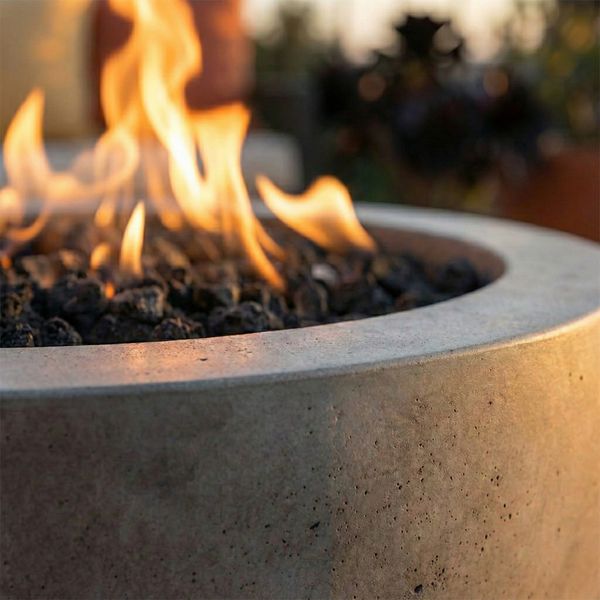 Prism Hardscapes Cilindro Gas Fire Pit Table