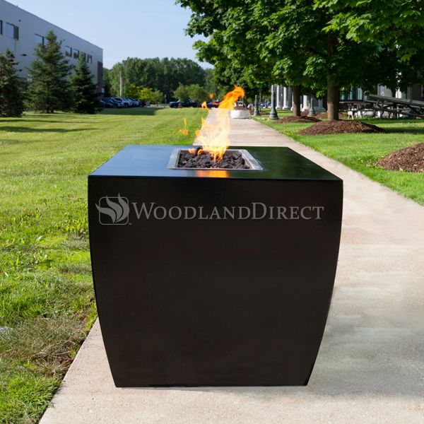Avalon Linear Powder Coat Steel Fire Pit