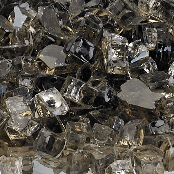 Bronze - 1/4" Fire Glass- 10 lbs.