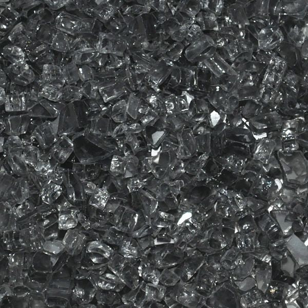 Gray - 1/4" Fire Glass- 10 lbs.