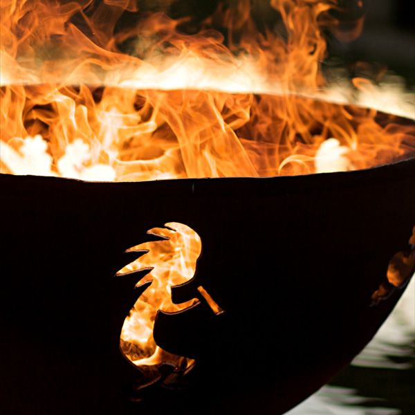 Kokopelli Wood Burning Fire Pit