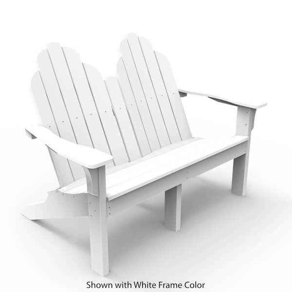 Seaside Casual Adirondack Classic Love Seat