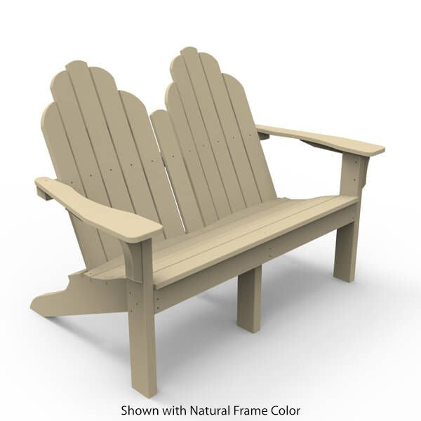 Seaside Casual Adirondack Classic Love Seat