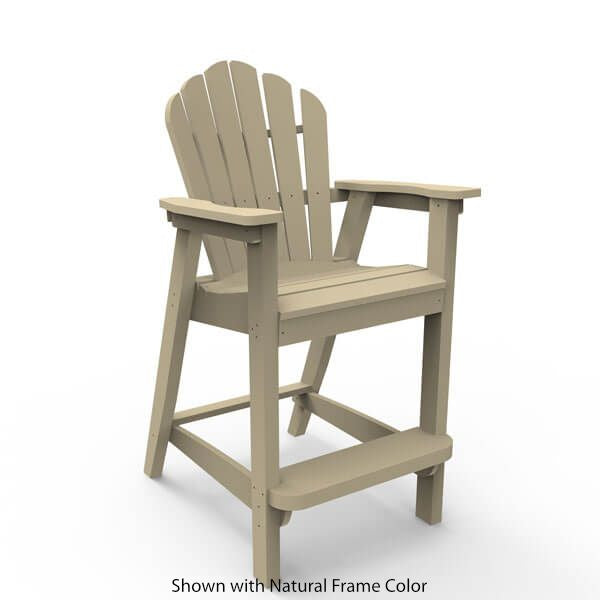 Seaside Casual Adirondack Classic Bar Chair