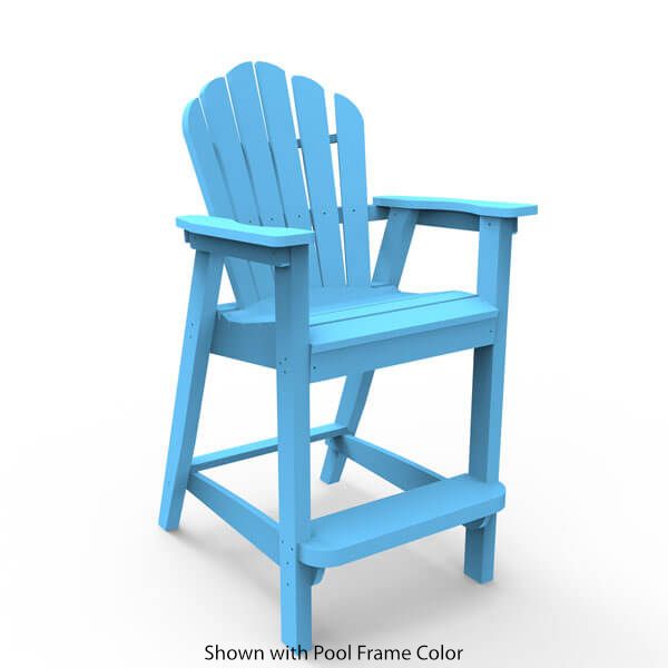 Seaside Casual Adirondack Classic Bar Chair