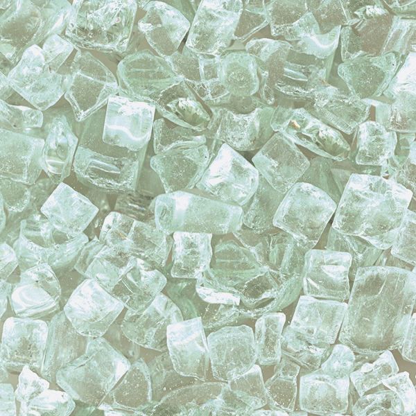 Clear - 1/2" Fire Glass- 10 lbs.
