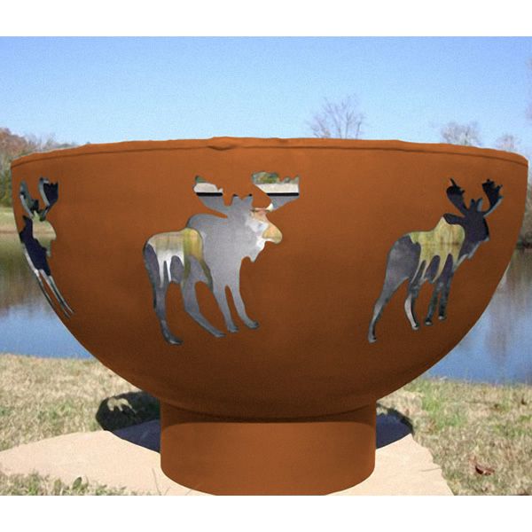 Moose Wood Burning Fire Pit