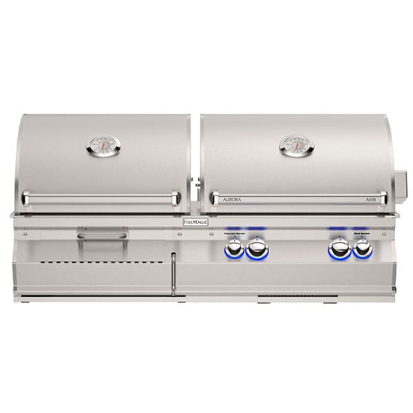 Fire Magic Aurora A830 Built-In Gas & Charcoal Grill