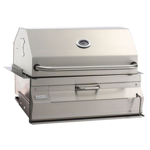 Fire Magic Stainless Steel Built-In Charcoal Grill - 30"