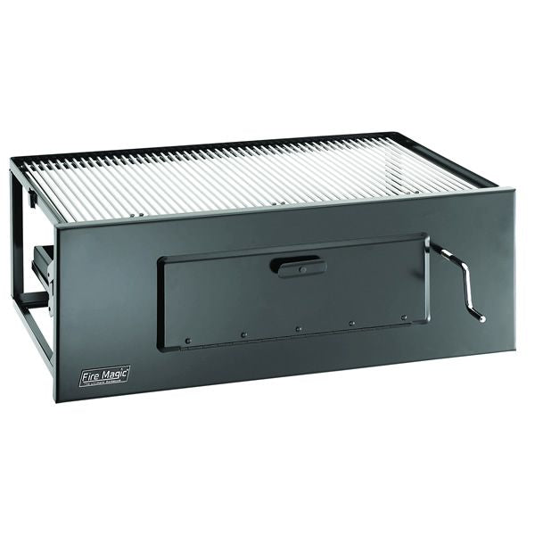 Fire Magic Legacy Lift-A-Fire Built-In Charcoal Grill - 24"