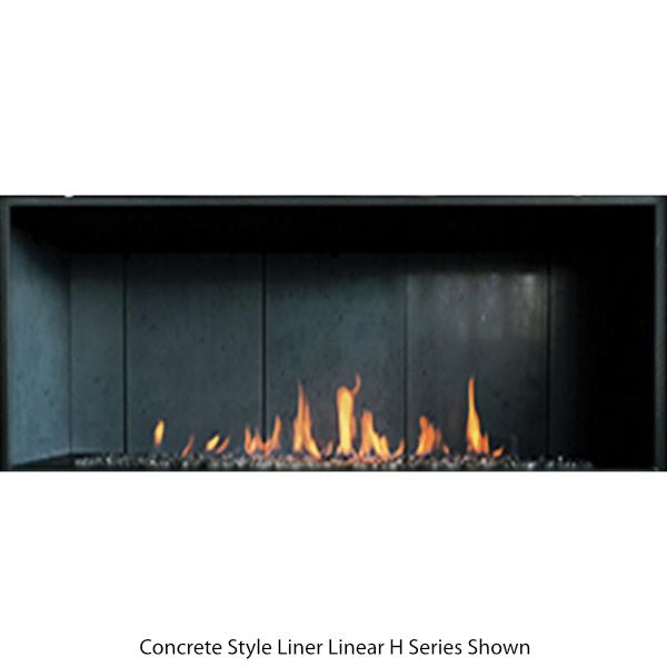European Home H-Series Corner Ventless Natural Gas Fireplace - 42"