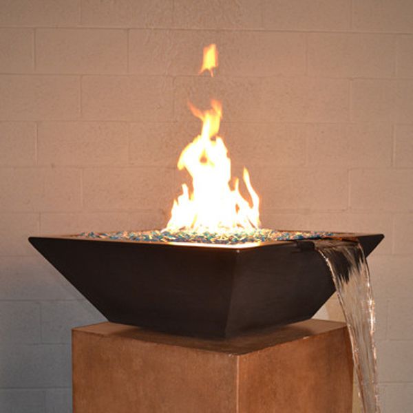 La Palma Concrete Fire & Water Bowl