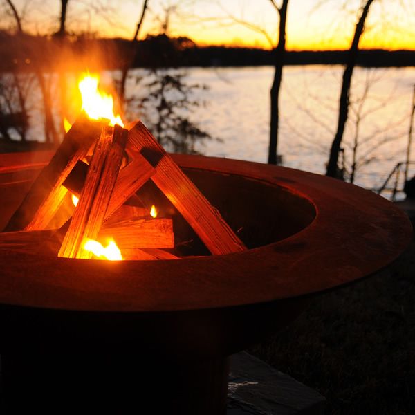 Saturn Wood Burning Fire Pit