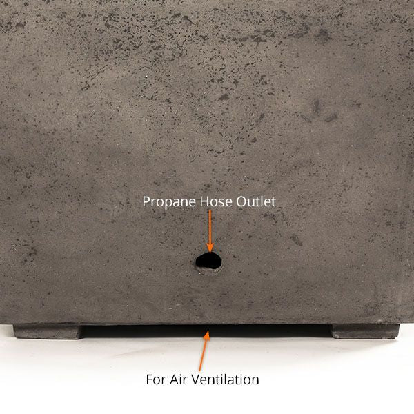 Prism Hardscapes Lombard Gas Fire Pit Table