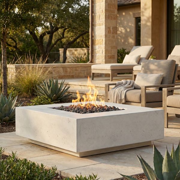 Prism Hardscapes Tavola III Gas Fire Pit Table