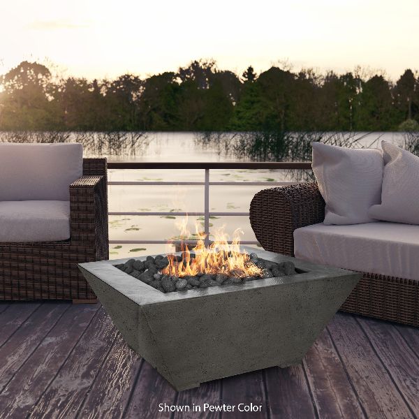 Prism Hardscapes Lombard Gas Fire Pit Table