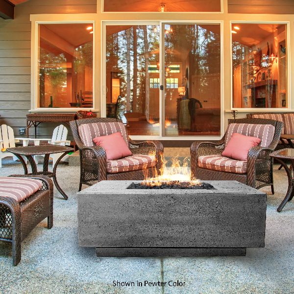 Prism Hardscapes Tavola III Gas Fire Pit Table